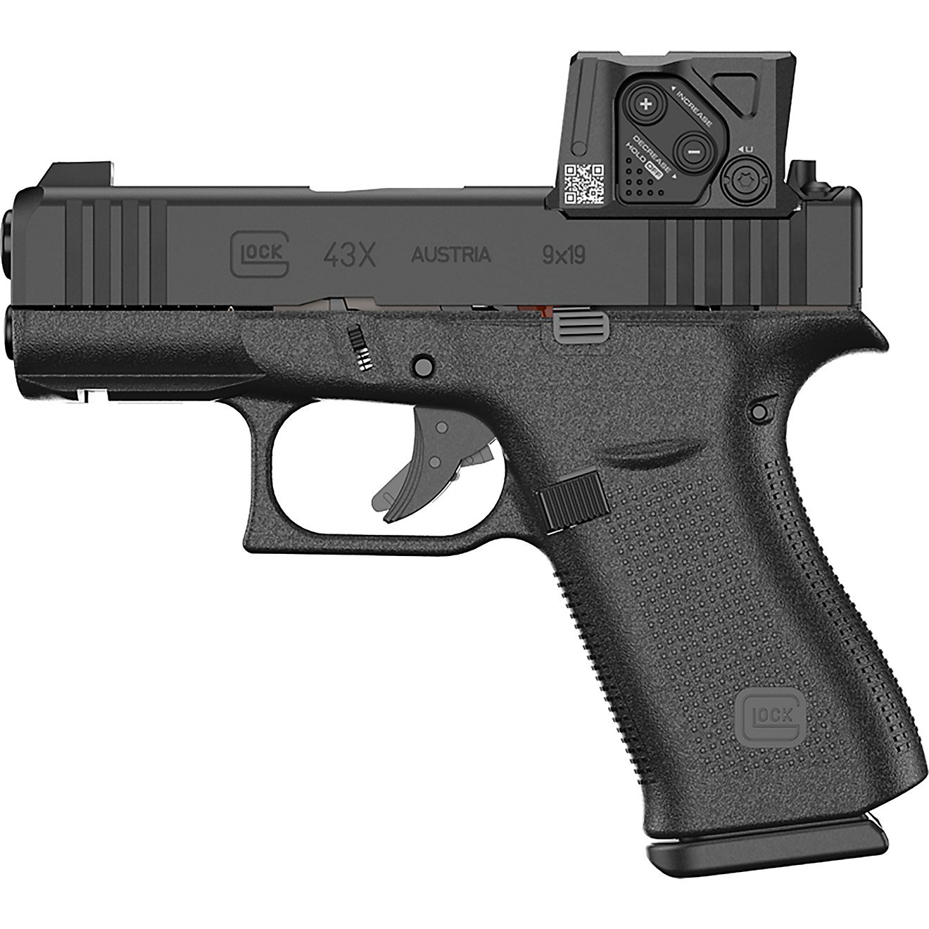 GLOCK G43x MOS8 9mm Semi Automatic Pistol